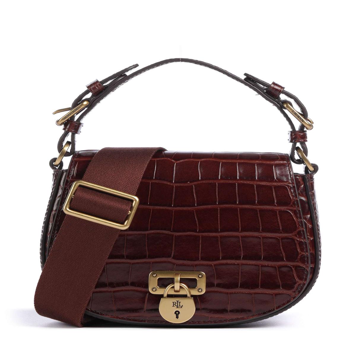 Lauren Ralph Lauren Tanner Medium Crossbody bag dark mahogany