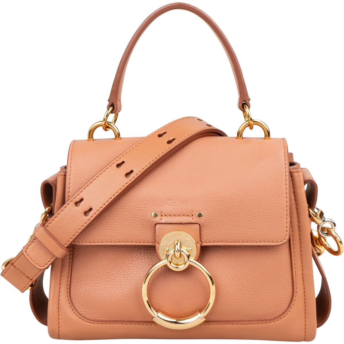 Chlo Grained Calfskin Tess Small Day Crossbody Handbag