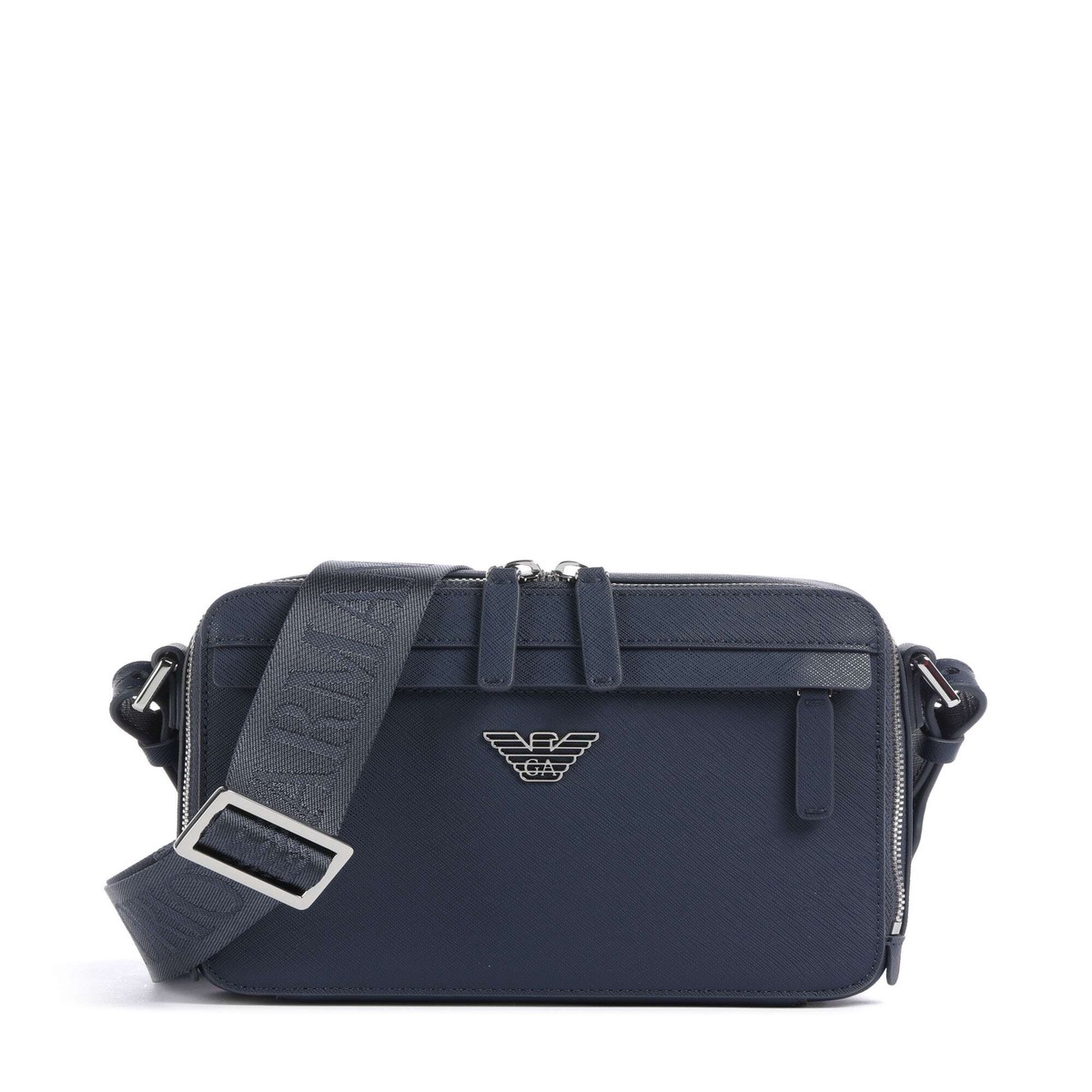 Emporio Armani Business Regenerated Crossbody bag medieval blue