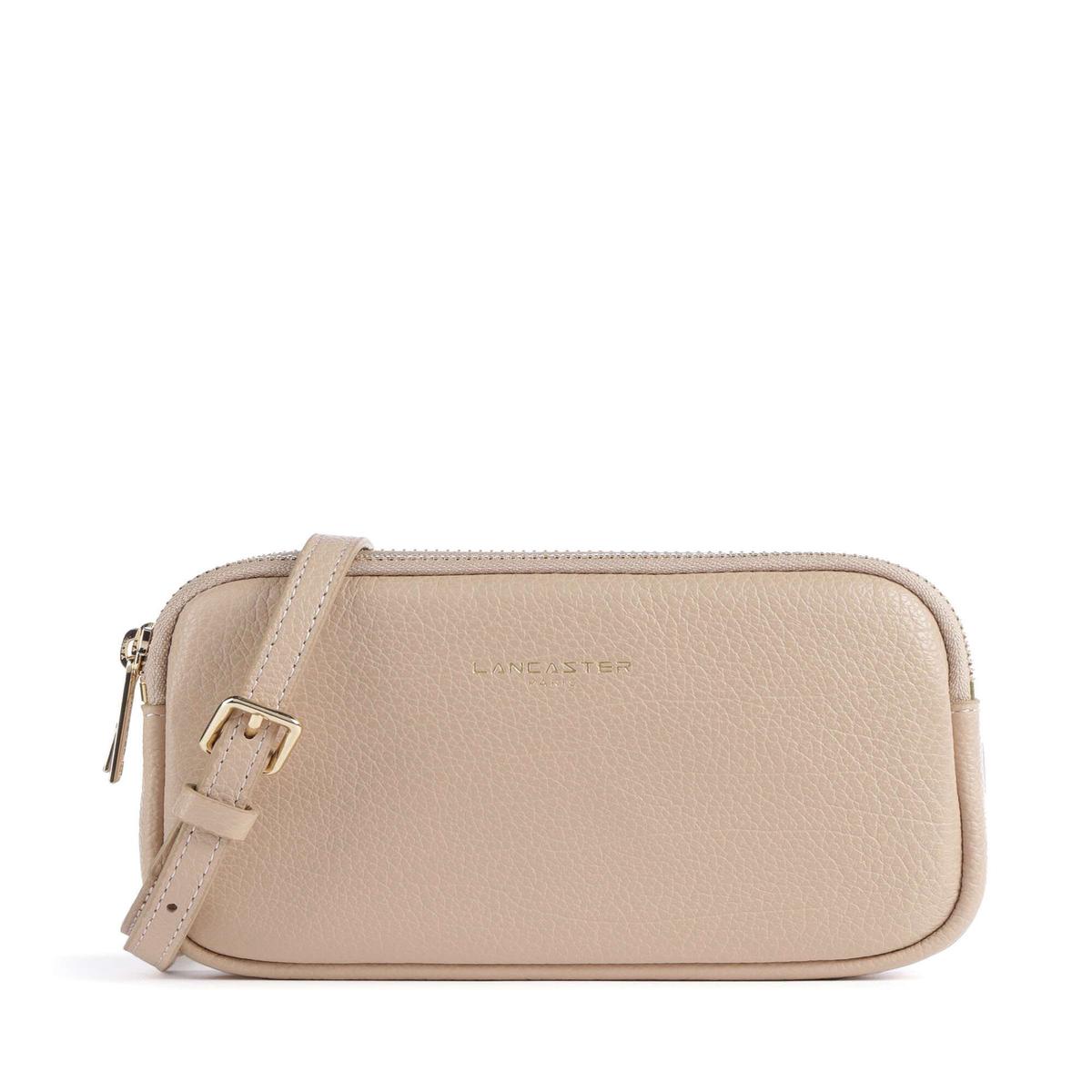 Lancaster Dune Crossbody bag beige fonc