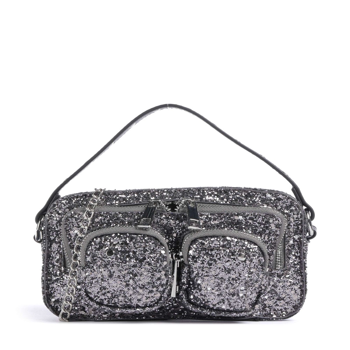 Nnoo Glitter Helena Crossbody bag silver