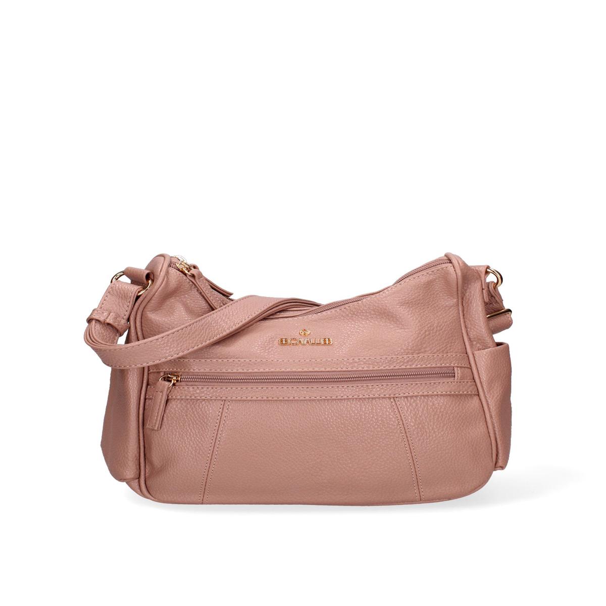 Women's Eco-Leather Shoulder Bag BC1383-PINK