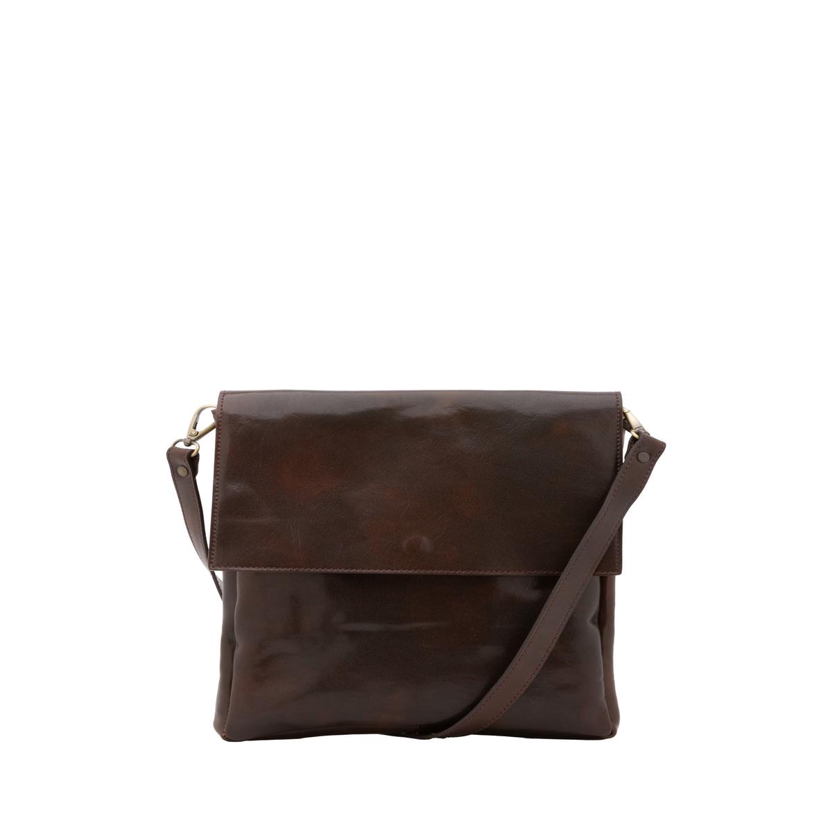 Men's Shoulder Bag in Genuine Leather Made in Italy 5555-Tmoro