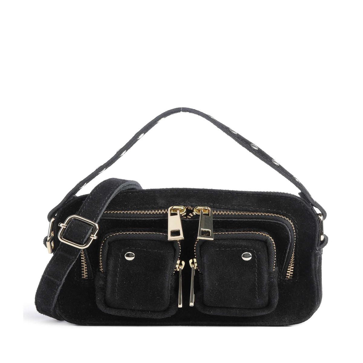 Nnoo Suede Helena Crossbody bag black