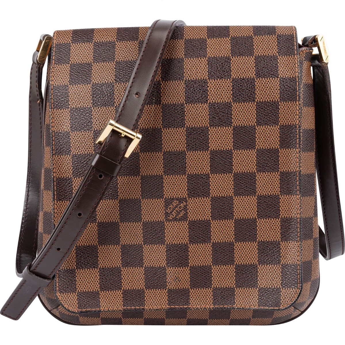Louis Vuitton Damier Ebene Salsa Musette PM Crossbody Bag