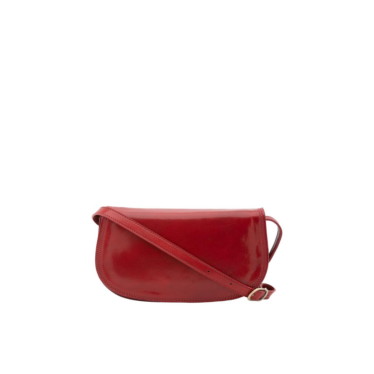 Women's Shoulder Bag Genuine Leather 5512-Red