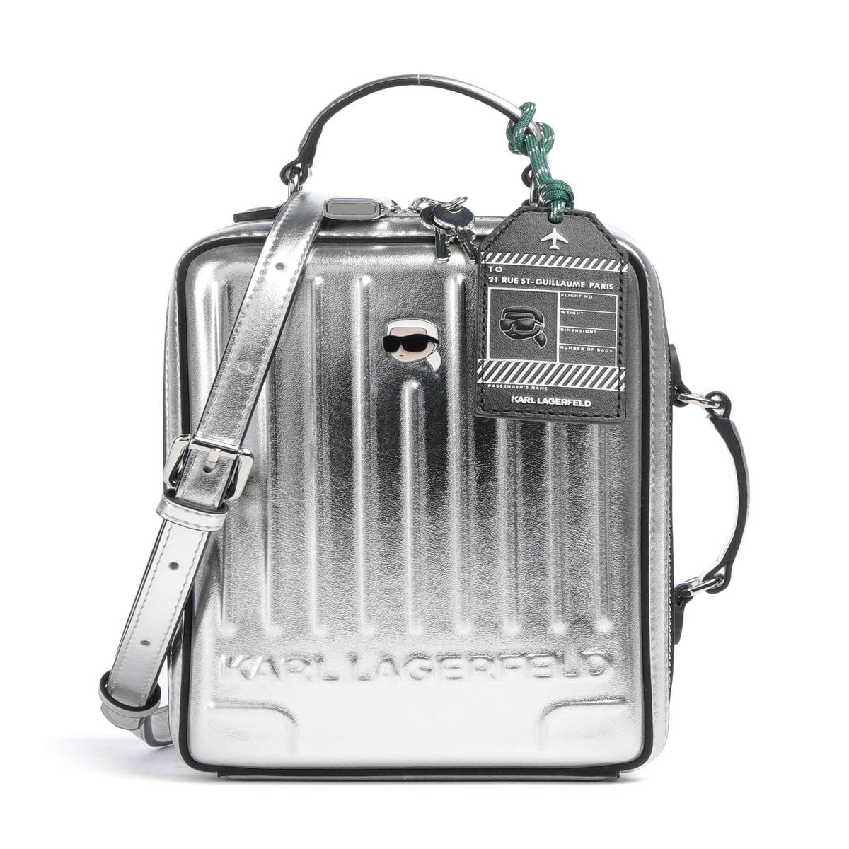 Karl Lagerfeld Ikon Crossbody bag silver