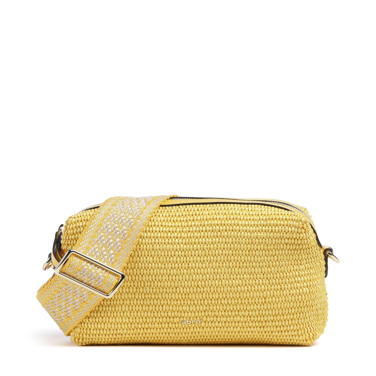 Abro Raffia Kaia Crossbody bag zabaione