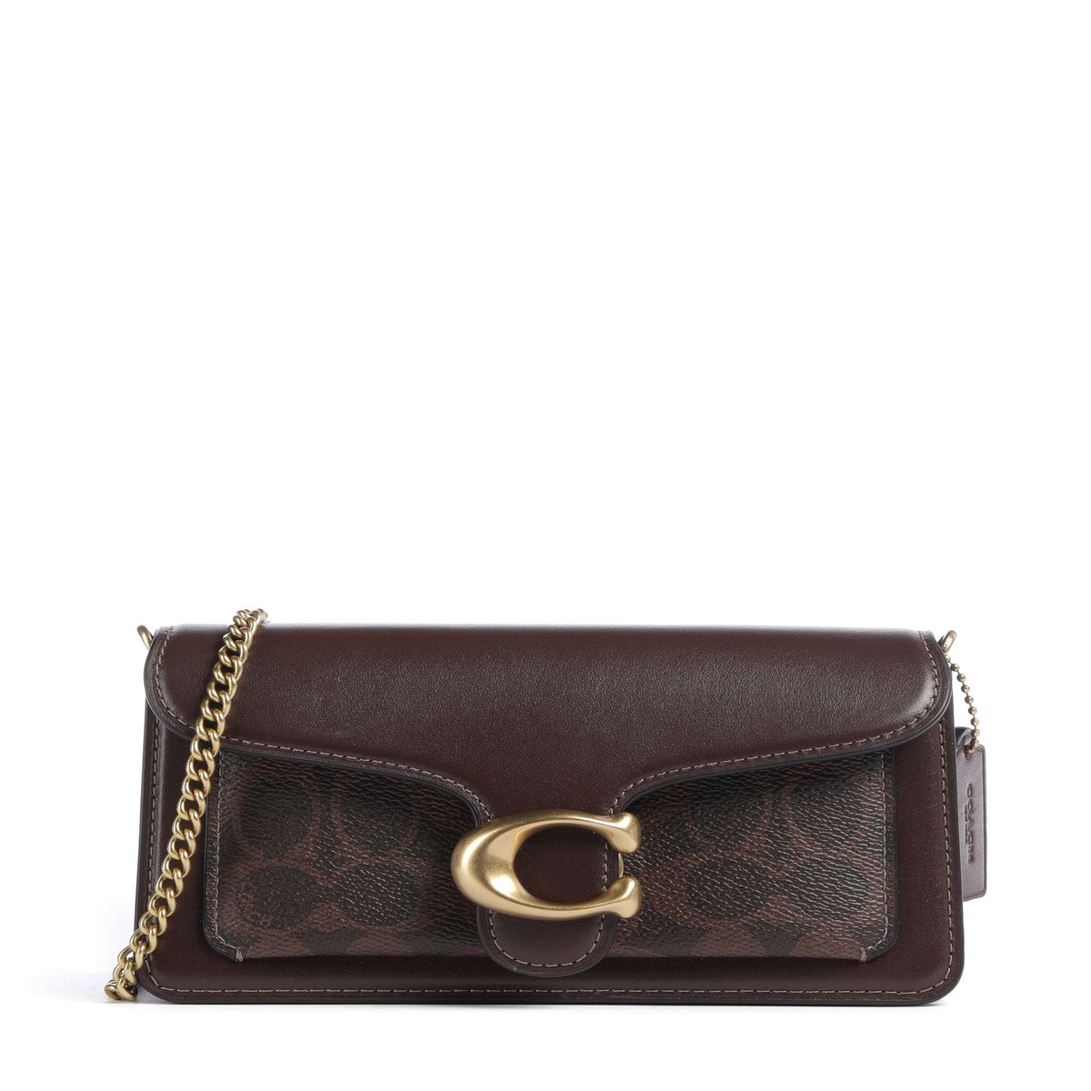 Coach Tabby Signature Chain 19 Crossbody bag maple