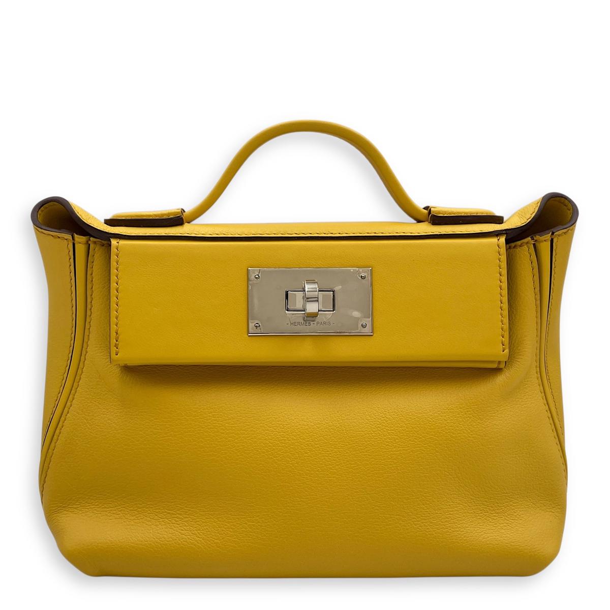 24/24-21 Jaune De Naples in Evercolor, Palladium hardware