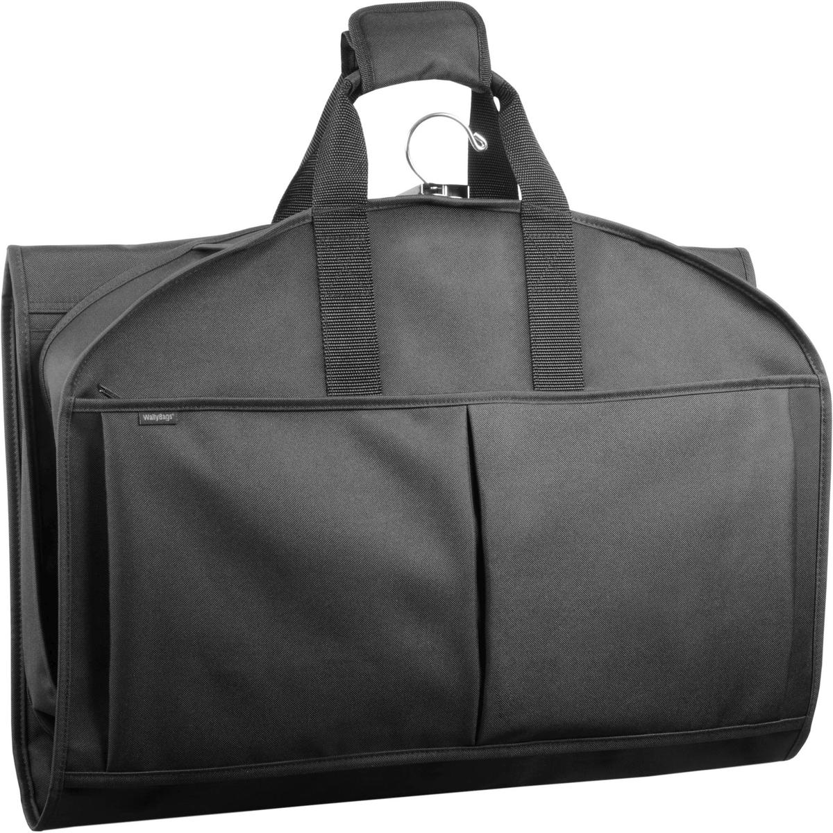 WallyBags 48" Deluxe Tri-Fold Travel Garment Bag with three pockets