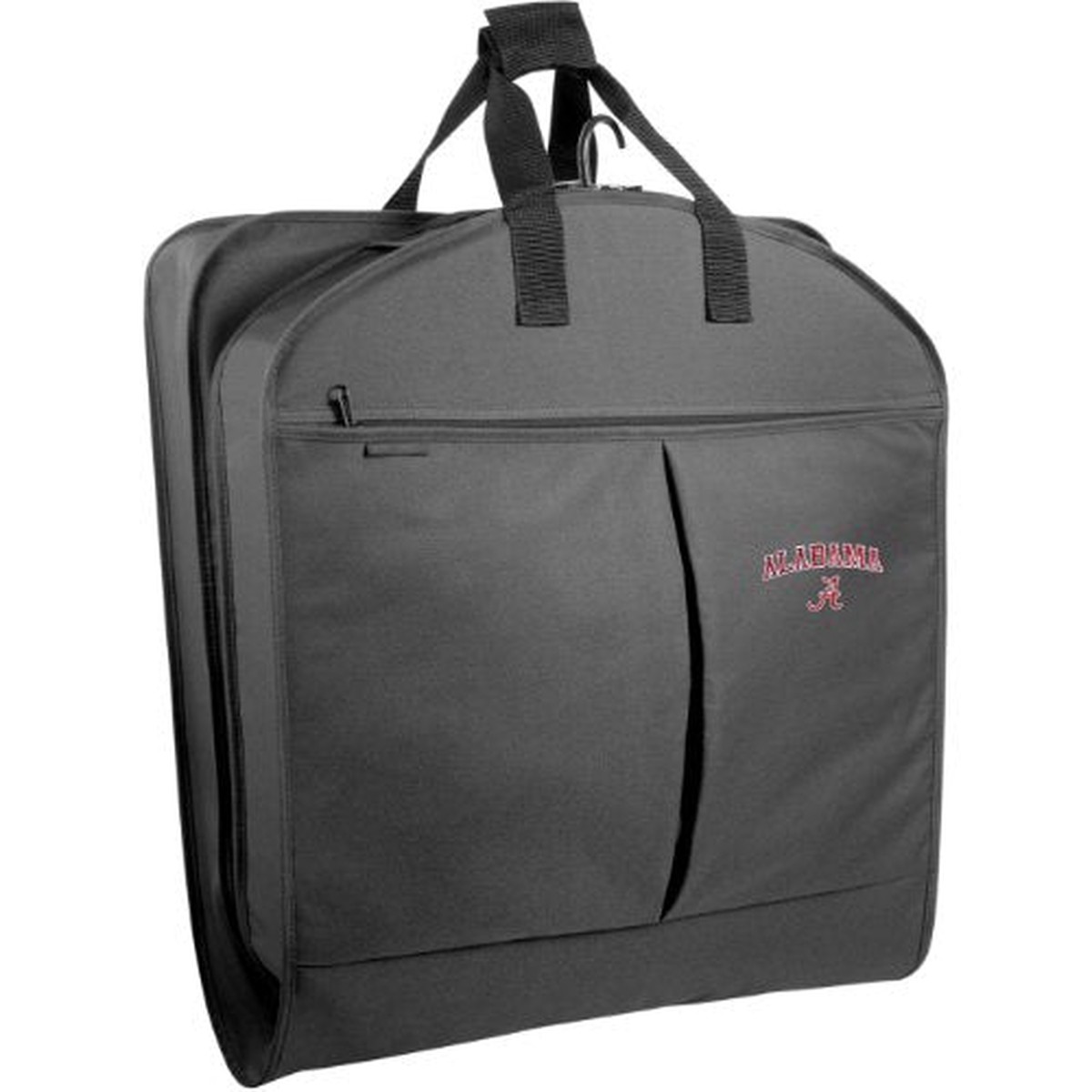 Wallybags Alabama Crimson Tide 40 Inch Suit Length Garment Bag With Pockets, Black, One Size