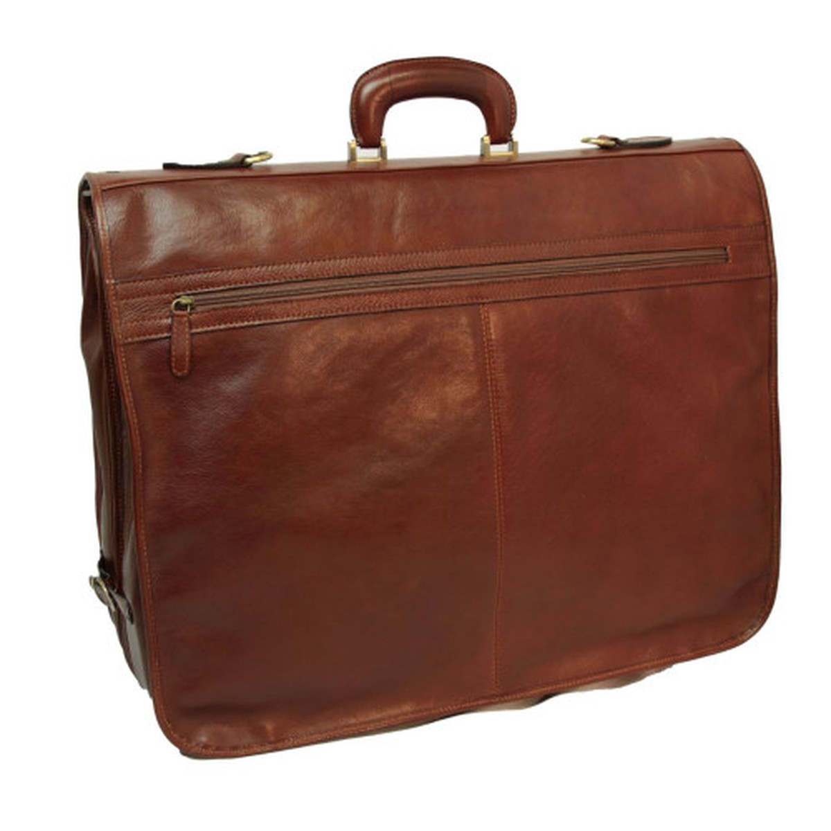 Old Angler Luxury Italian Leather Garment Travel Bag